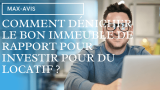 Comment dénicher le bon immeuble de rapport pour du locatif ?