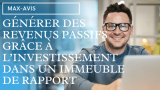 Générer des revenus passifs grâce à l’investissement dans un immeuble de rapport