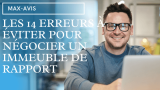 Les 14 erreurs à éviter pour négocier un immeuble de rapport