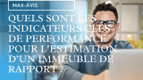 Quels sont les indicateurs clés de performance pour l’estimation d’un immeuble de rapport ?
