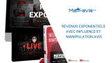 Revenus exponentiels avec influence et manipulation avis